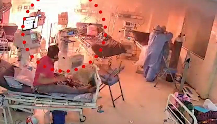 کورونا مریضوں کیلئے لگائے گئے وینٹیلیٹر میں میں دھماکا