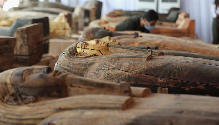 مصر: ڈھائی ہزار برس پرانے 59 تابوت دریافت