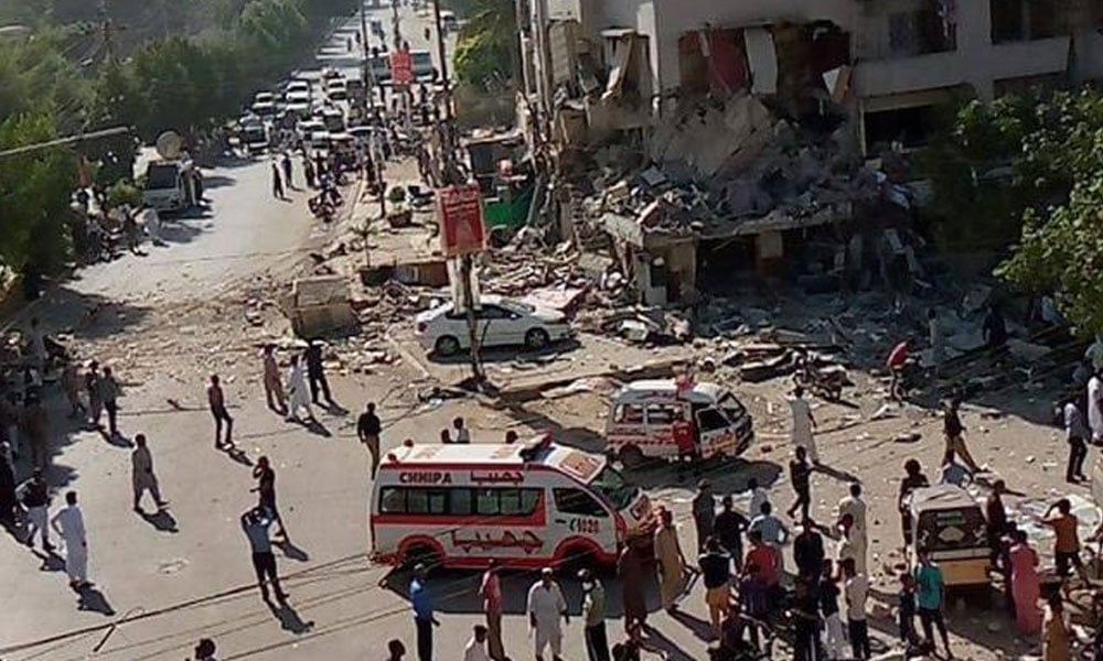 گلشن دھماکے کے زخمی 3 نجی اور 2 سرکاری اسپتال لائے گئے، محکمہ صحت سندھ