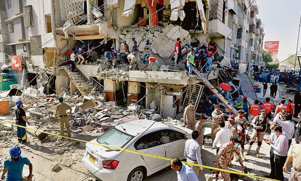 کراچی، مسکن دھماکے کا ایک اور زخمی چل بسا