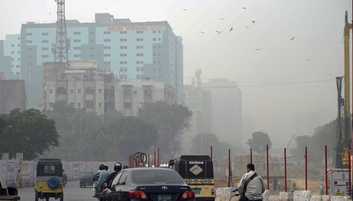 کراچی کا فضائی معیار انتہائی آلودہ ہے، یو ایس ائیر کوالٹی انڈیکس