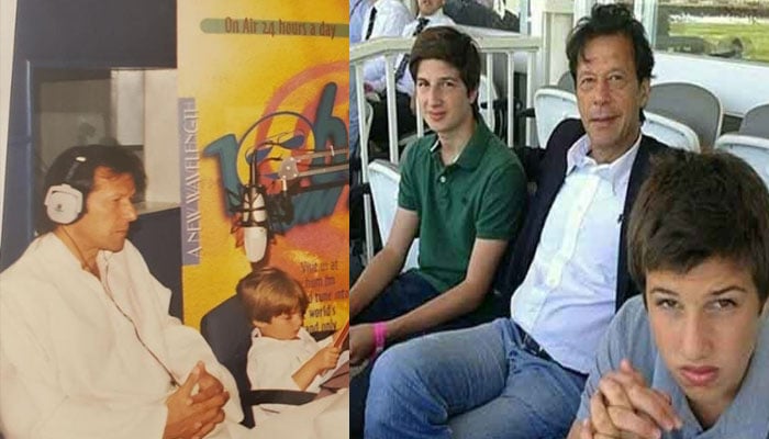 عمران خان کی بیٹے کے ساتھ 20 سال پُرانی یاد 