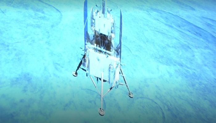 چینی روبوٹک خلائی جہاز نے چاند کی سطح سے نمونے لینا شروع کر دئیے