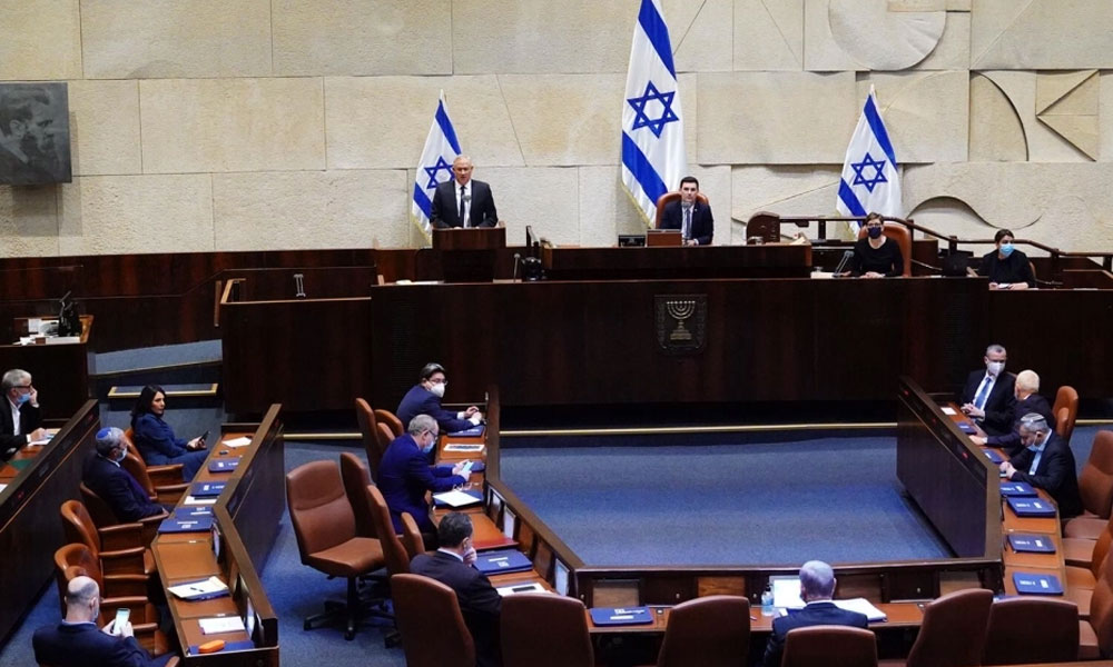 اسرائیلی پارلیمنٹ توڑنےسے متعلق ابتدائی بل منظور