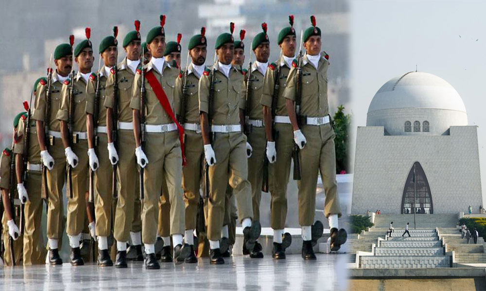 قائدِ اعظم کا یومِ ولادت، مزار پر گارڈز کی تبدیلی کی پروقار تقریب