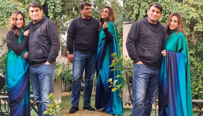 نادیہ خان اور اُن کے شوہر کی مختلف تصاویر پر مبنی ویڈیو وائرل