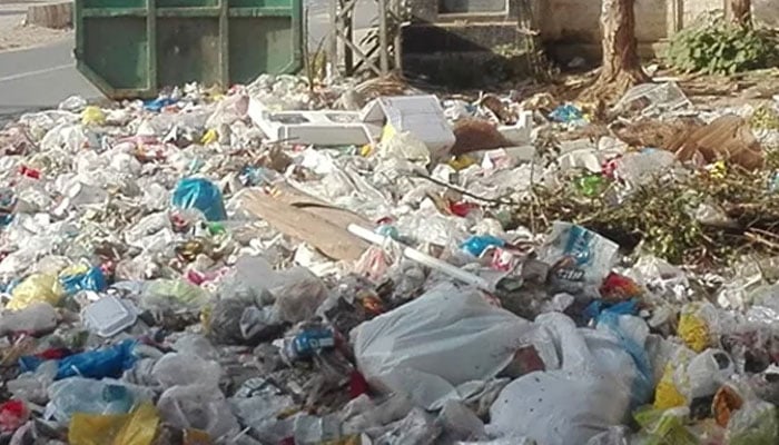 لاہور میں جگہ جگہ کچرے کے انبار سے شہری پریشان