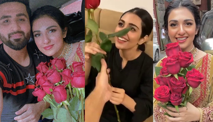 فلک شبیر سارہ خان کو ایک ہی پھول بار بار دیتے ہیں؟