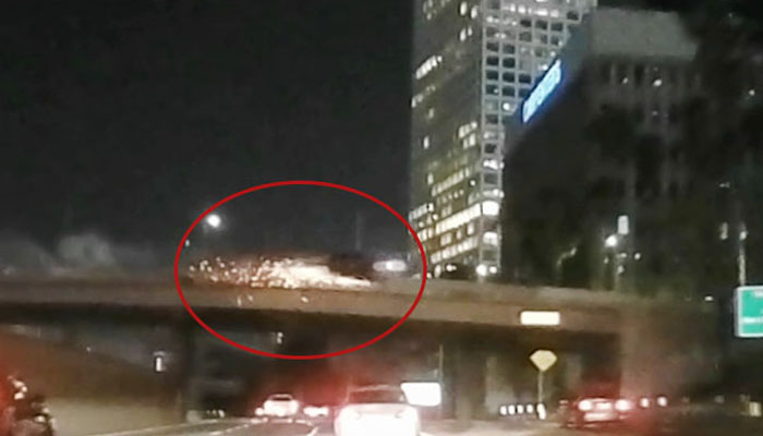  خوفناک حادثہ، گاڑی پل سے اڑتی ہوئی نیچے جا گری