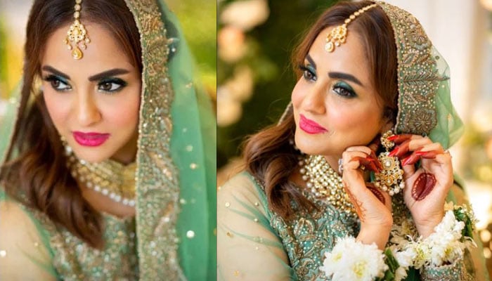 نادیہ خان نے اپنی شادی پر میک اپ خود کیا تھا؟