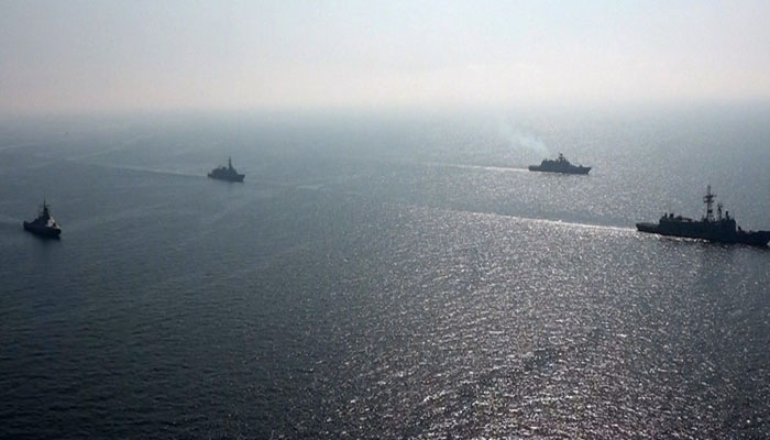 پاکستان نیوی کا روس اور سری لنکا کی افواج کے ساتھ بحری مشقوں کا انعقاد