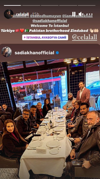 ہمایوں سعید اور عدنان صدیقی کا ترکی میں ارطغرل غازی کے اداکار کیجانب سے پرتپاک استقبال