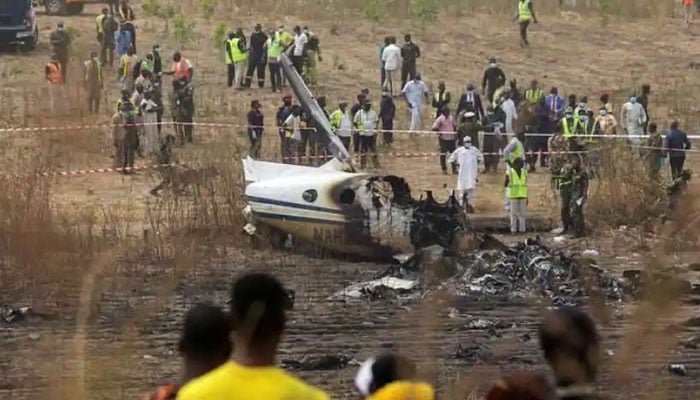  نائیجیریا : فوجی طیارہ گر کر تباہ ، 7 افراد ہلاک 