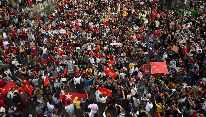  میانمار: فوجی بغاوت کیخلاف احتجاج ،3 افراد ہلاک 