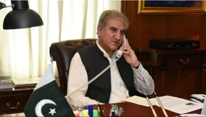شاہ محمود کا اماراتی ہم منصب سے ٹیلیفونک رابطہ