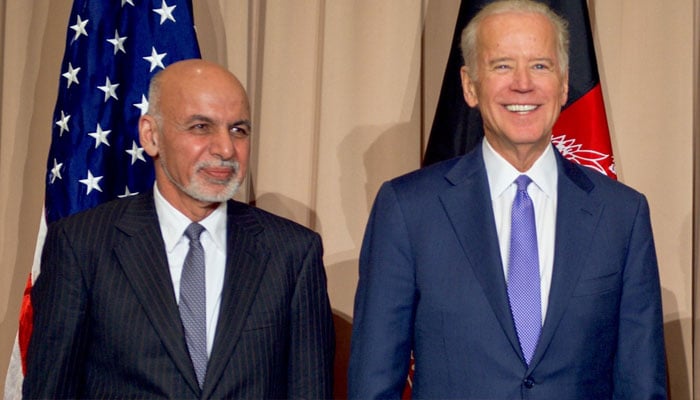 افغانی صدر اشرف غنی کا جوبائیڈن سےٹیلی فونک رابطہ 