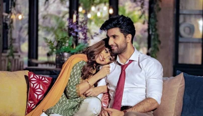 Sajal Aly drops her all-time favorite picture with hubby Ahad Raza Mir on IG