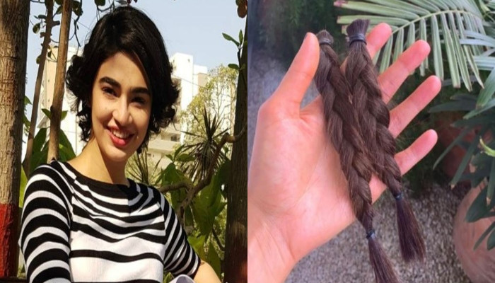 Saheefa Jabbar Khattak donates her hair to charity 