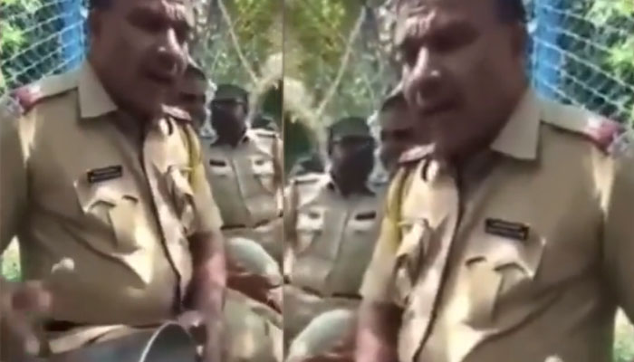  بھارتی پولیس اہلکار کی ’بھر دو جھولی‘ پڑھتے ویڈیو وائرل