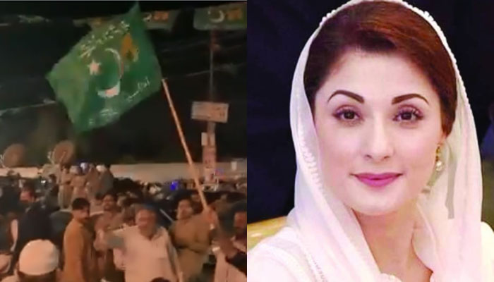 کراچی: ن لیگی کارکنان کا جشن، مریم نواز نے ویڈیو شیئر کردی