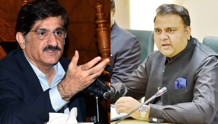 وفاقی وزیر فواد چوہدری وزیراعلیٰ سندھ کے نشانے پر