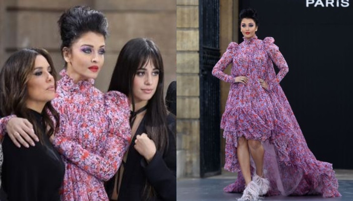 When Aishwarya Rai walked the ramp with Camila Cabello, Eva Longoria in Paris