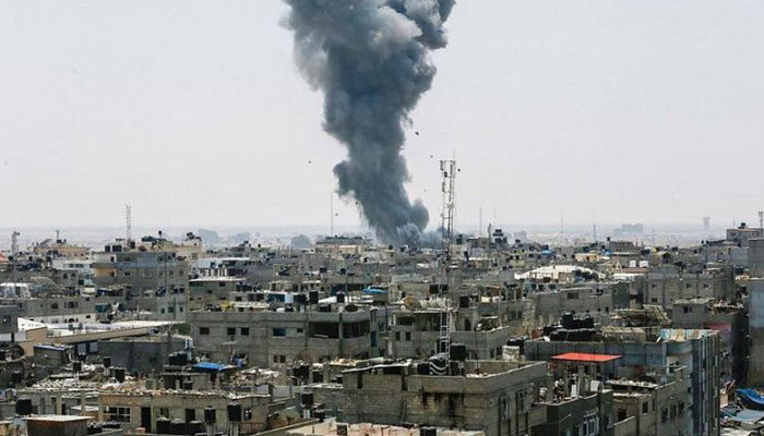 غزہ پر اسرائیلی بمباری، معصوم بچوں سمیت 20 فلسطینی شہید