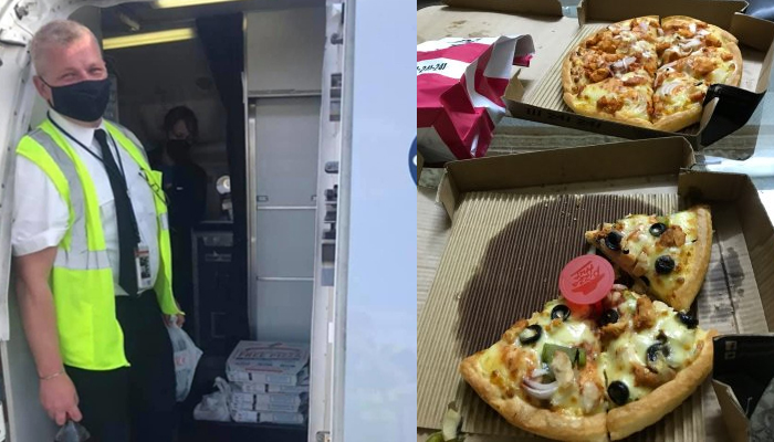 طوفان کے باعث پرواز کا رخ موڑے جانے پر امریکہ میں کپتان کی مسافروں کیلئے پیزا پارٹی