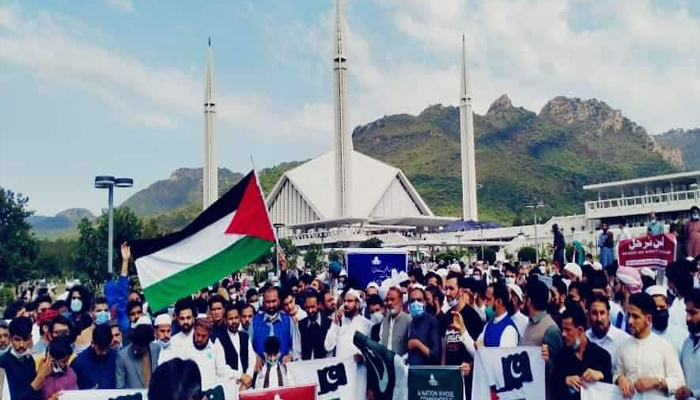 یوم فلسطین، اسرائیل کیخلاف ملک گیر احتجاج