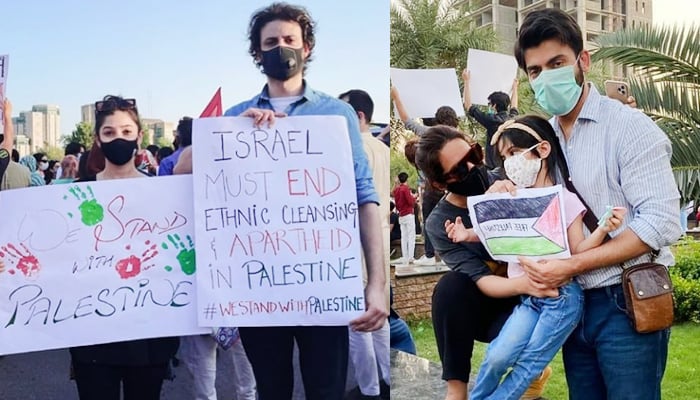  اسرائیلی بربریت پر شوبز ستاروں کا پر زور احتجاج