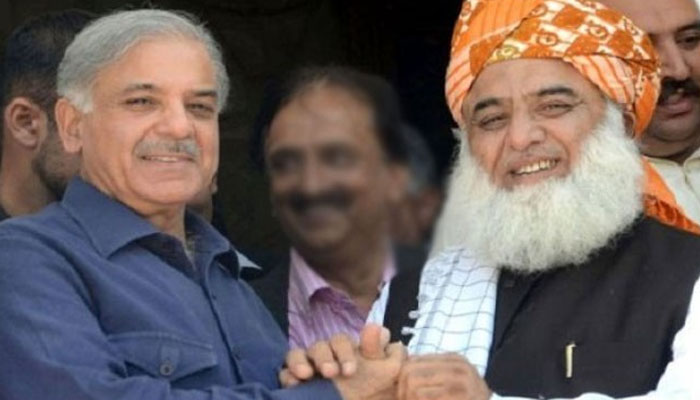 شہباز شریف کی اسلام آباد میں مولانا فضل الرحمان سے ملاقات