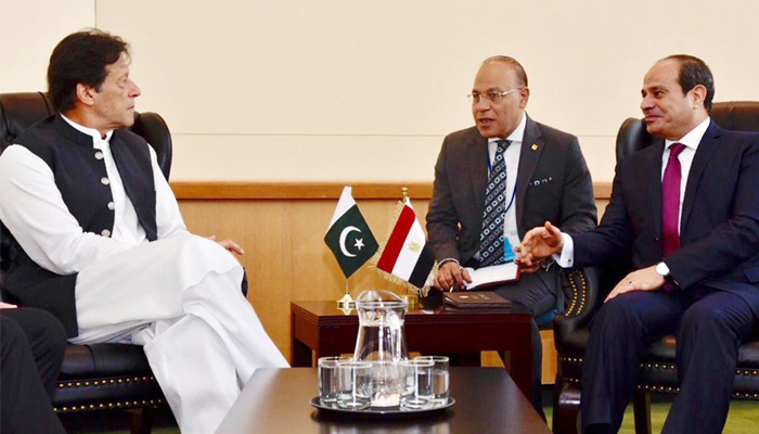 فلسطین ایشو، وزیراعظم عمران خان اور مصری صدر میں ٹیلیفونک رابطہ 