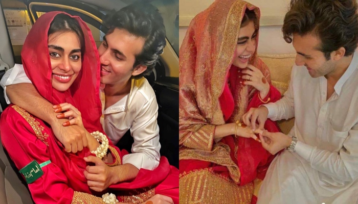 Shahroz Sabzwari, Sadaf Kanwal celebrate their first wedding anniversary