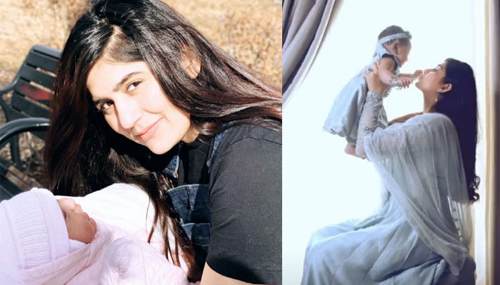 صنم بلوچ کی بیٹی کے ہمراہ نئی تصویر کے چرچے