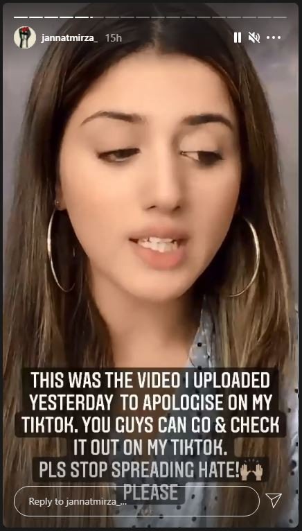 Jannat Mirza called out for wearing crucifix pendant around waist