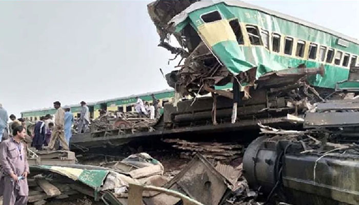 ٹرین حادثے میں جاں بحق افراد کی تعداد41ہوگئی،100سےزائد زخمی