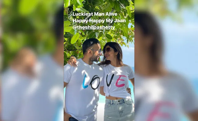 Raj Kundra posts adorable moments with wife Shilpa Shetty on her 46th birthday