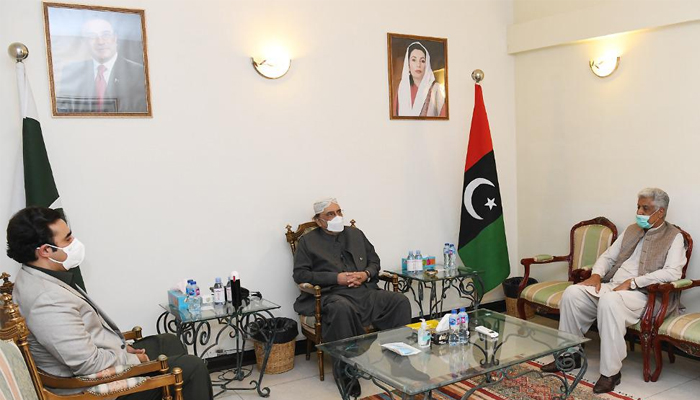 عبدالقادر بلوچ کی آصف زرداری اور بلاول بھٹو سے ملاقات