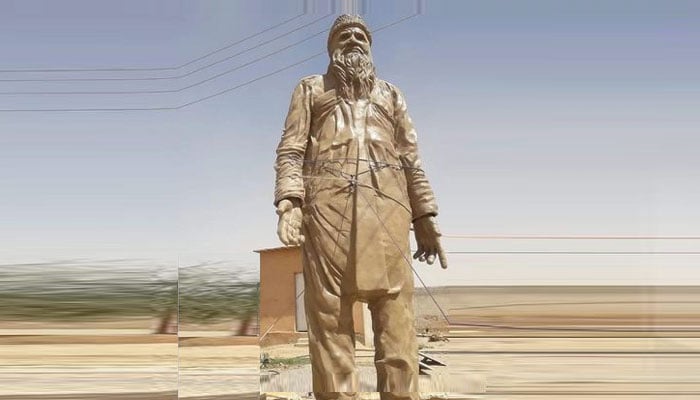 کوئٹہ میں عبدالستار ایدھی کا قد آور مجسمہ نصب 