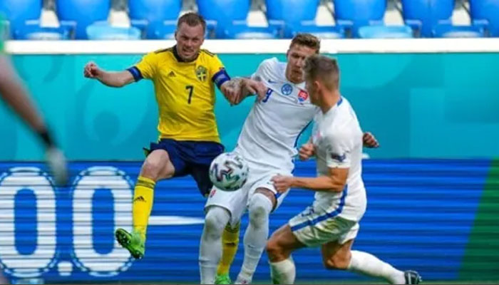 یورو کپ فٹ بال: سوئیڈن نے سلواکیہ کو ایک صفر سے ہرادیا