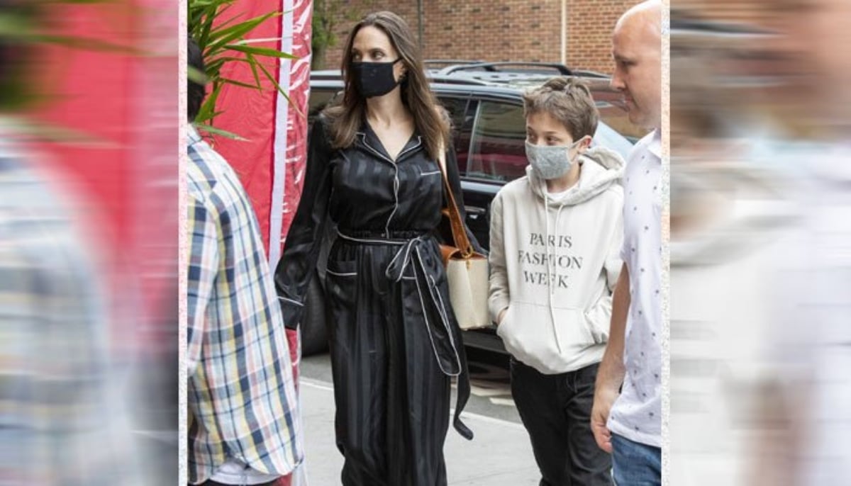 Brad Pitt’s son Knox is his spitting image as he steps out with mum Angelina Jolie