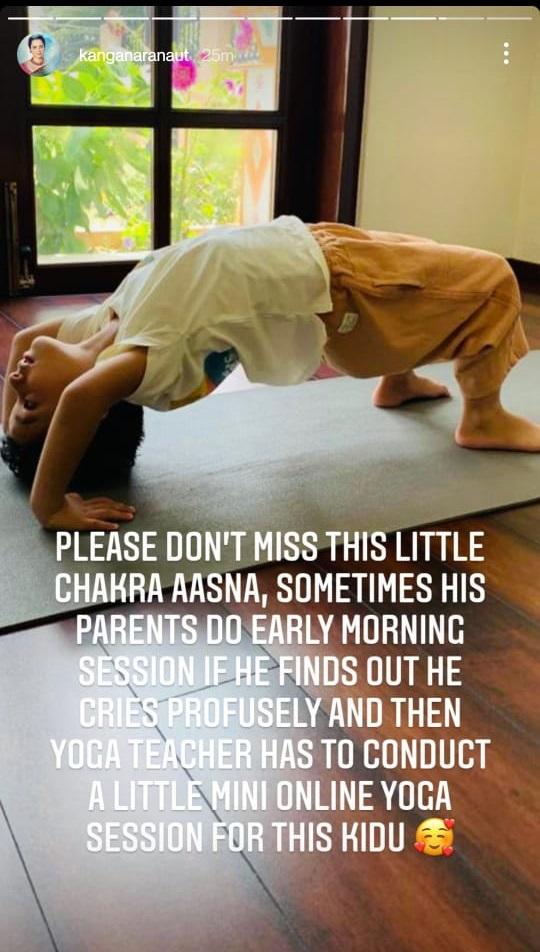 On International Yoga Day Kangana Ranaut shares how yoga helped her during tough time in her life