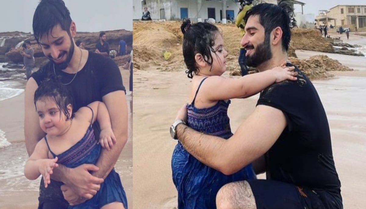 Muneeb Butt’s adorable beach snaps with daughter Amal left internet in awe