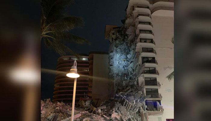 امریکا: کثیر المنزلہ عمارت جزوی طور پر منہدم ہوگئی