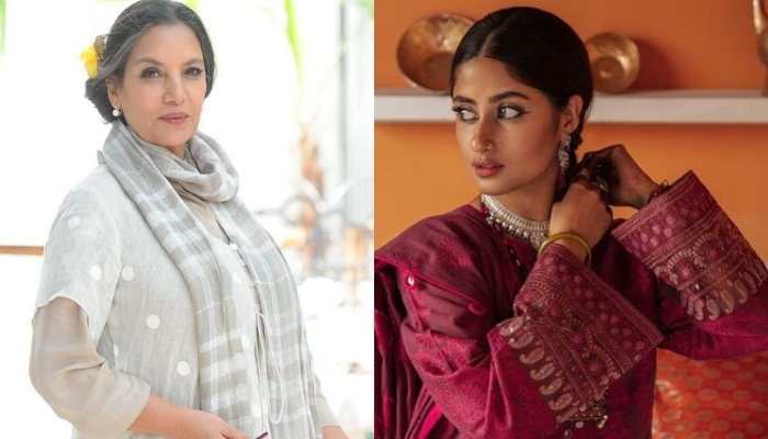 ‘Hai main mar javaan,’ says Shabana Azmi praising Sajal Aly’s glam looks