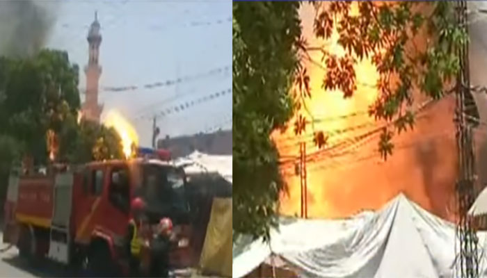 لاہور: 1 کے بعد 1 گیس سلنڈرز پھٹنے سے دھماکے