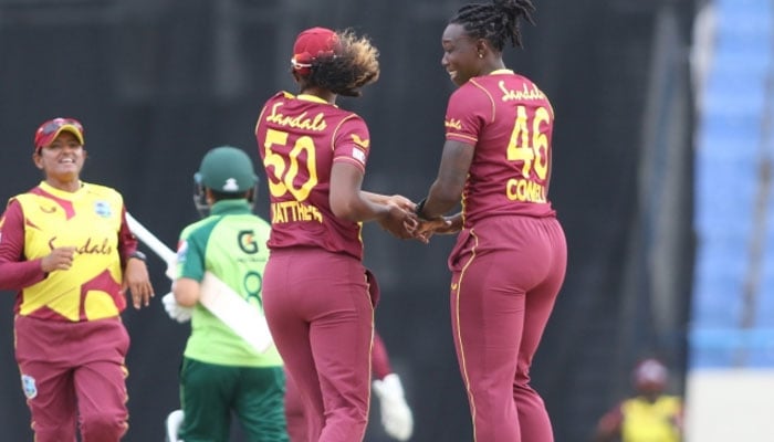 پہلا T20: پاکستانی خواتین کو ویسٹ انڈیز کے ہاتھوں شکست