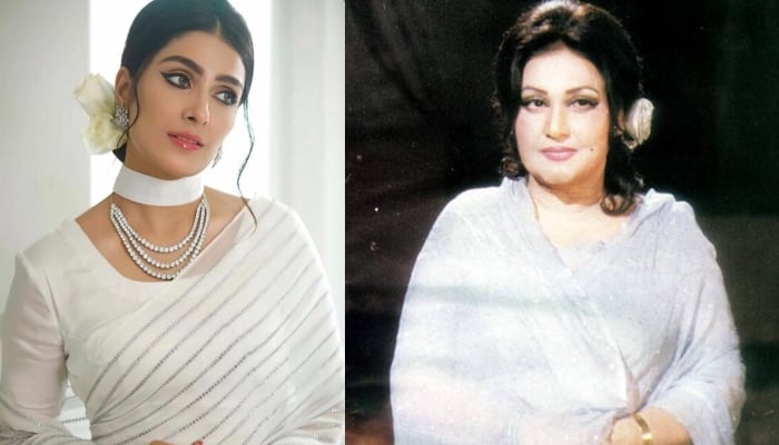Ayeza Khan pays tribute to Madam Noor Jehan by transforming into her iconic look