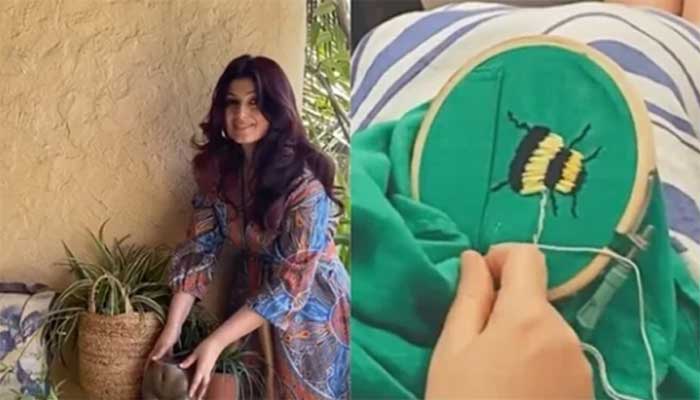 ٹوئنکل کھنہ نے اداکاری اور لکھاری کے بعد ایمبرائیڈری شروع کردی