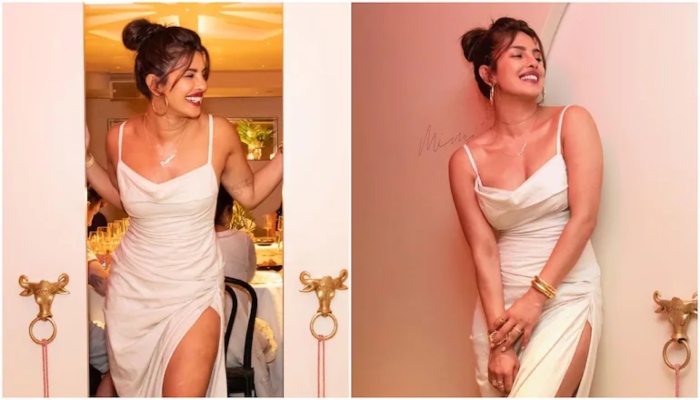 Priyanka Chopra looks radiant in white as she spends time at ‘timeless India within New York City’